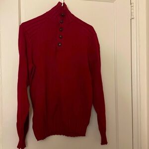 guess vintage red sweater size: L
